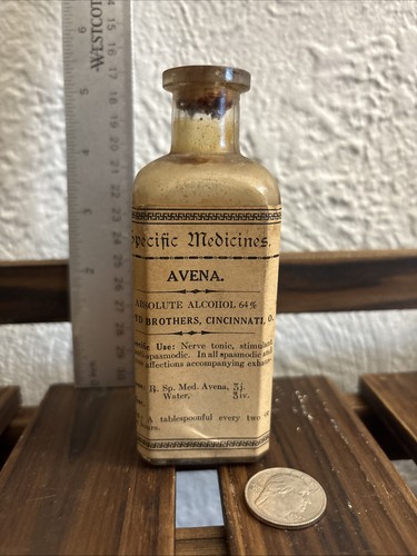 Bottiglia vintage avena - vintage,