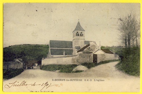 Cpa rare couleurs - couleurs, boissy